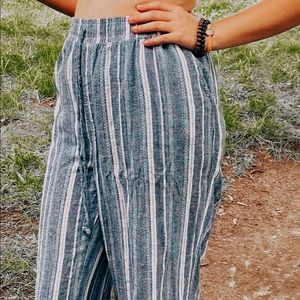 Boho stretchy pants, comfortable and work appropriate!
